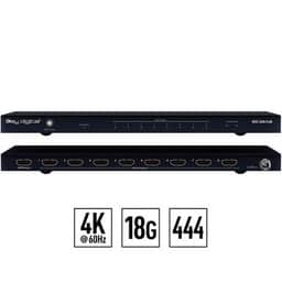 Key Digital DAIx1 1×8 4K HDMI Distribution Amplifier with HDR10 & HDCP 2.2