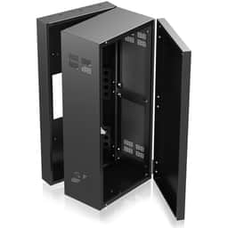 Atlas 324-12 19″ Wide Opening Stand-Alone Wall Cabinet with Adjustable Rails, 24RU