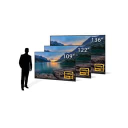 UltraRes L, 122″, 1.4mm, 800 nit, HDR, 24×7 IR Touch AIOLED