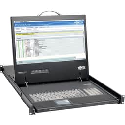 Rack Console 1URM DVI, VGA for KVM Switch, 19″ LCD 1080p TAA