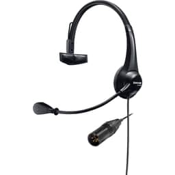 Lightweight Single-Sided Broadcast Headset with Neutrik 4-Pin XLR cable