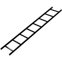 Middle Atlantic CLB-6-12 Cable Ladder, 6'X12, Blk, 12PCS