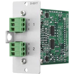 INPUT MODULE, TWO MIC/LINE INPUTS W/DSP REMOVABLE TERMINAL PRC CUR.STK