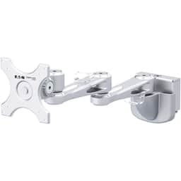 Dual-Extension Monitor Mount for Slat Wall System, 13" to 32" Displays