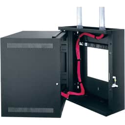 Middle Atlantic EWR-8-22SD 8-Space, 22" Deep Econo Wall Rack, Black, Door