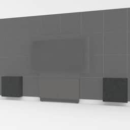ADA-Compliant Wall Tiles – Charcoal Gray Felt Tiles