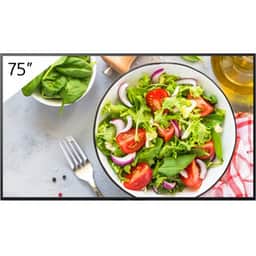 Sony FW75BZ35L 75″ 4K 550 Nit 24/7 Display, Black