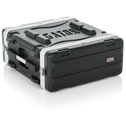 GATOR Molded PE Rack Case; Front, Rear Rails; 4U; 19″ Deep; Locking