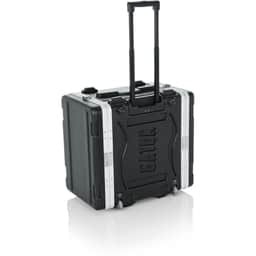 GATOR Molded PE Rack Case; Front, Rear Rails; 6U; 19″ Deep; Locking