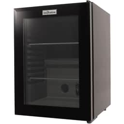 Refrigator Frameless glass door 50 Liter blk finish 2 shelves