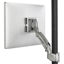Chief Kontour K1P110S Single Display Pole Mount with 1-Link Arm, Silver