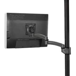 Chief Kontour K2P120B Single Display Pole Mount with 2-Link Arm, Black