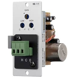 Microphone Input Module, Balanced, 600OHMS, Lo/Hi Cut Filters Remote Vol