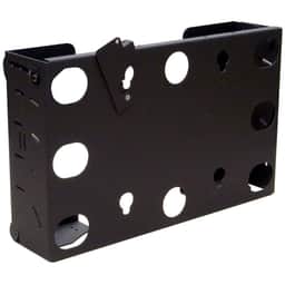 Flat Panel Tilt Wall Mount w/non-lockable CPU Storage 26-55" display