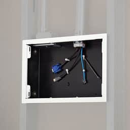 Chief PAC525FW In-Wall Storage Box with Flange White