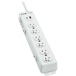 UL 1363 Medical Hospital Power Strip 6 Outlets USB Charging Antimicrobial 15ft Cord
