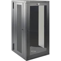 26U Wall Mount Rack Enclosure Cabinet w Hinged Acrylic Window