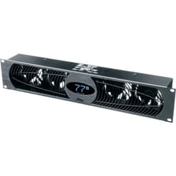 Middle Atlantic UQFP-4DRA Ultra Quiet Fan Panel with display Black Anodize
