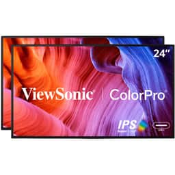 ViewSonic VP2468A_H2 VP2468a 24" ColorPro 1080p Dual Pack Head-Only IPS Docking Monitors