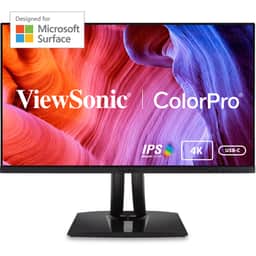 ViewSonic VP275-4K 27″ ColorPro 4K UHD Ergonomic Designed for Surface Monitor with USB C