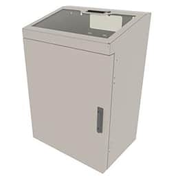 Middle Atlantic VWM-PD-6-36K-PW 6-Space Low Profile Wall Rack Putty