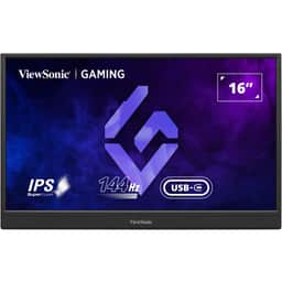 ViewSonic VX1654 16" Portable 1080p 144Hz IPS Gaming Monitor with FreeSync and 60W