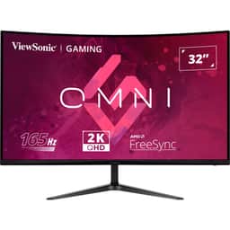 ViewSonic VX3218C-2K 32″ Curved QHD Gaming Monitor, 165Hz Refresh