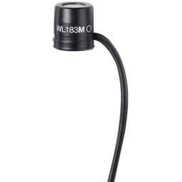 WL183MB/O-TQG 1 cm Condenser Lavalier Microphone, Black