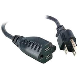 Comprehensive Cable ACP-BK-6 6' Universal AC Power Extension, Black