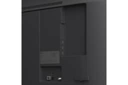 65-Inch LG QNED TV 65QNED84BUA - Back Panel View with HDMI Ports, Ethernet Connection and Product Information Label