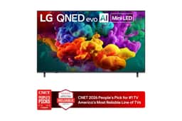 LG 75" QNED evo AI Mini LED QNED84B 4K Smart TV, 120Hz, HDR10 (75QNED84BUA)