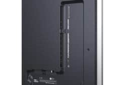 97-inch LG OLED97G6WUA TV back panel with ports and connections OLED evo TV Front View