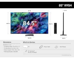 Samsung 65" Micro RGB R95H 4K Smart TV (2026) MRN65R95HAFXZA – product image 5