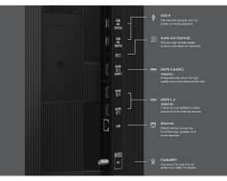 Samsung 43" Neo QLED QN70H 4K Smart TV (2026) QN43QN70HAFXZA – Samsung Neo QLED 4K Smart TV QN70H, back panel