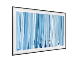 Samsung 55" The Frame Pro LS03HW Neo QLED 4K Art TV (2026) QN55LS03HWFXZA – A three-quarters product view of the Frame Pro
