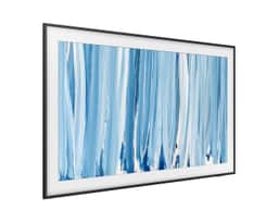 Samsung 85" The Frame Pro LS03HW Neo QLED 4K Art TV (2026) QN85LS03HWFXZA – A three-quarters product view of the Frame Pro