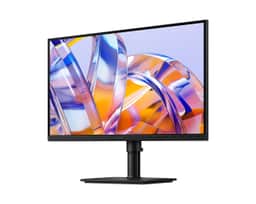 Samsung 27" ViewFinity S8 S80UH 4K UHD IPS Business Monitor S27H804UAN – 27"/32" ViewFinity S8 S80UH 4K UHD Monitor R-perspective Black