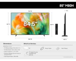 Samsung 85" Mini LED M80H 4K Smart TV (2026) UN85M80HAFXZA – product image 4