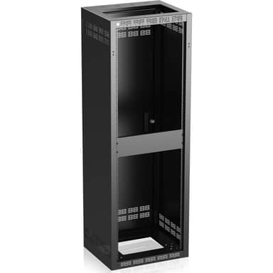 Atlas 135-18 35RU Floor Rack with Fixed Rails and Rear Door, 18" Deep