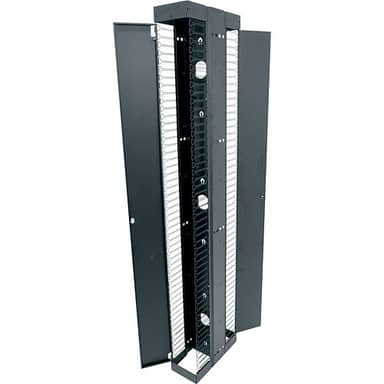 Middle Atlantic VCD-6-45-DC 6" Dual Cable Duct with Doors for 45U Racks