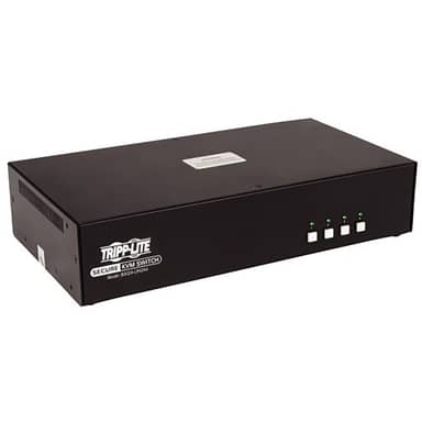 Tripp Lite by Eaton B002A-UH2A4 4-Port Dual-Monitor HDMI 4K Secure KVM Switch, NIAP PP3.0, Audio, TAA