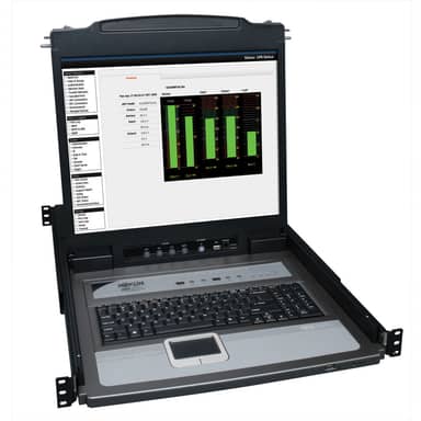 Tripp Lite by Eaton NetDirector B020-U08-19-K 8-Port 19" LCD Console KVM Switch with USB/PS2 Cable Kits