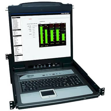 Tripp Lite by Eaton NetDirector B020-U16-19-K 16-Port 1U Rack-Mount Console KVM Switch, 19" LCD