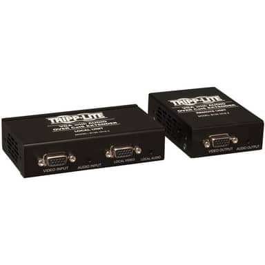 VGA over Cat5 extender with audio, 1 local port, 1 remote port