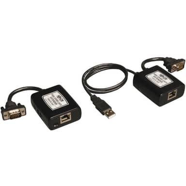 VGA over Cat5/6 Extender, Transmitter/Receiver, USB Powered, 500 ft. TAA