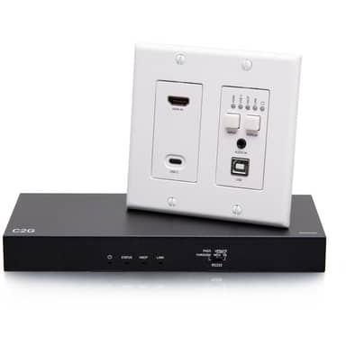 HDBaseT HDMI USBC 3.5m Wall Plate to Box