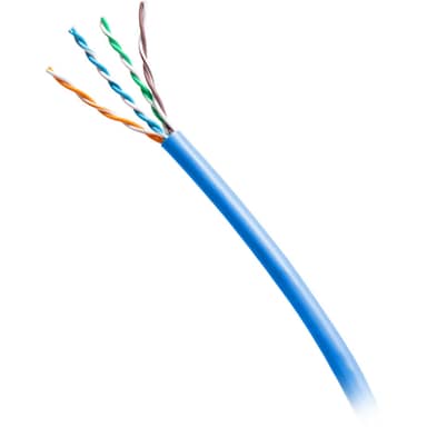 1000ft TAA Compliant Cat6 Bulk Unshielded Ethernet Network Cable Blue