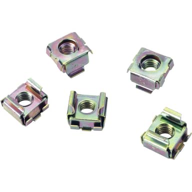 Middle Atlantic CN6MM-100 6mm Cage Nuts, 100 Pack