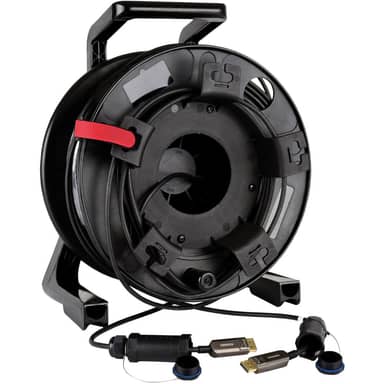 Display Port Active Optical Armored 4K Cable - 66ft