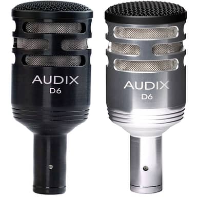 Audix D6 Hypercardioid Dynamic Kick Drum and Instrument Microphone